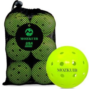 MOZKUIB USAPA Approved Outdoor Pickleballs - 6 Pack