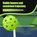 Aorwai 12-Pack Crack-Resistant Pickleball Balls