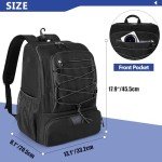 GOBUROS Pickleball Backpack for 4 Paddles