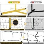 Portable Regulation Pickleball Net with Wheels