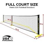 Portable Pickleball Net System for All Weather
