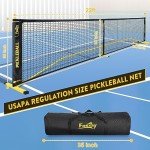 Portable Regulation Pickleball Net with Wheels