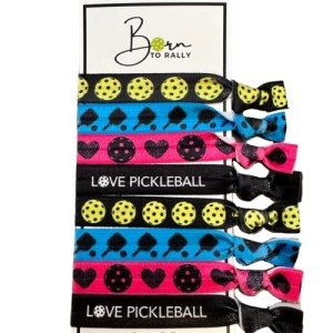 No-Crease Hair Ties for Pickleball Players
