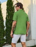 Fun Men's Golf Polo - Green Pickles Design