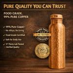 32oz Pure Copper Hammered Water Tumbler
