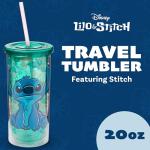 Lilo and Stitch Tropical Tumbler with Straw