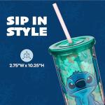 Lilo and Stitch Tropical Tumbler with Straw