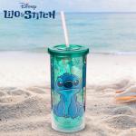 Lilo and Stitch Tropical Tumbler with Straw