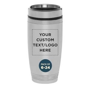 Custom Stainless Steel Tumblers - 16 oz, Set of 24