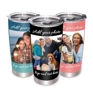 Personalized Stainless Steel Tumbler with Custom Design