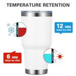 30oz Insulated Stainless Steel Tumbler, 8-Pack