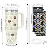 XccMe 40 oz National Parks Tumbler with Stickers