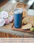 Sapphire Blue Travel Coffee Tumbler 20oz