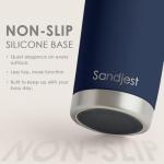 SANDJEST 20oz Navy Stainless Steel Tumbler