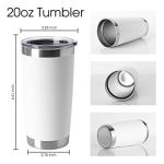 20oz Stainless Steel Insulated Tumbler with Lid