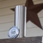 Maxam 20 oz Insulated Skinny Tumbler with Straw