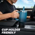 40 oz Insulated Travel Tumbler with Handle