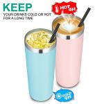 VEGOND 20 oz Vacuum Insulated Skinny Tumbler