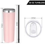 VEGOND 20 oz Vacuum Insulated Skinny Tumbler