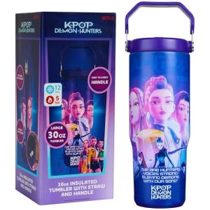 KPop Demon Hunters 30oz Insulated Tumbler with Straw