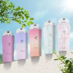 20Oz Insulated Tumbler with Straw - Pink Mesa Sunset