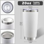 20oz Stainless Steel Insulated Tumbler Set (6 Pack)