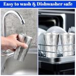 JIEYAO 4 Pack Insulated Stainless Steel Tumblers