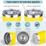 20oz Stainless Steel Insulated Tumbler with Straw