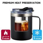 12oz Insulated Stainless Steel Coffee Tumbler - Sage