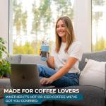 Hemli 19 oz Double Wall Coffee Tumbler with Straw