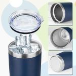 20oz Insulated Stainless Steel Travel Tumbler - Navy