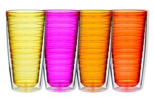 Sunset Collection 24-Oz Insulated Tumblers Set of 4