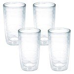 Clear Double-Walled Tervis Tumblers, 16oz - 4pk