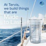 Clear Double-Walled Tervis Tumblers, 16oz - 4pk