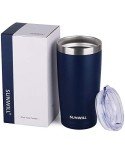 Insulated 20 oz Navy Travel Coffee Tumbler