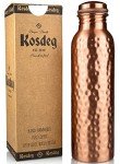 Kosdeg 34 Oz Hammered Copper Water Bottle