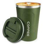 12 oz Insulated Stainless Steel Coffee Tumbler - Green