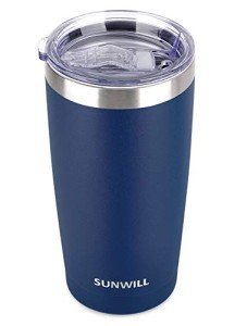 Insulated 20 oz Navy Travel Coffee Tumbler