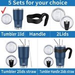 Navy Blue 30oz Stainless Steel Insulated Tumbler