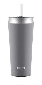 Ello Beacon 24 oz Stainless Steel Tumbler - Grey