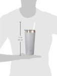 Ello Beacon 24 oz Stainless Steel Tumbler - Grey
