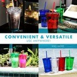 Acrylic Double Wall Insulated Tumblers - 16 oz