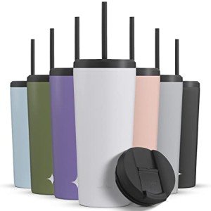 JoyJolt 24 oz Vacuum Insulated Tumbler Set