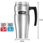 THERMOS Stainless King 16oz Travel Tumbler