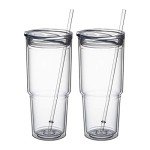 30oz Classic Insulated Tumblers with Lids & Straws