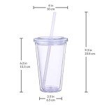 Cupture Insulated Tumbler Cups with Lids, 24 oz
