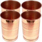 Royal Sapphire Copper Tumbler Set of 4