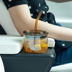 Amber Double Wall Insulated Tumbler with Straw