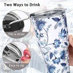 30oz Stainless Steel Insulated Travel Tumbler Set