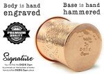 DEDE Copper 20 oz Engraved Heavyweight Tumblers